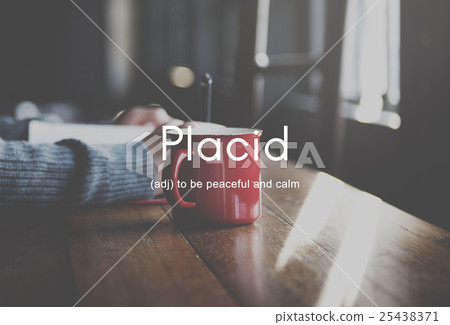 Nirvana Placid Peaceful Tranquility Serene Rest Concept 25438371