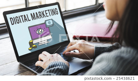 Advertisement Digital Marketing E-commerce Multimedia Concept Advertisement Digital Marketing E-commerce Multimedia Concept 25438621