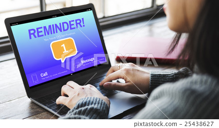 Messaging Communication Notification Alert Reminder Concept 25438627