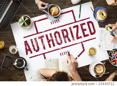Authorize Allowance Approve Permit Graphic Concept 25438712