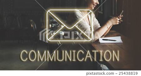 Message Social Network Chat Texting Graphic Concept Message Social Network Chat Texting Graphic Concept 25438819