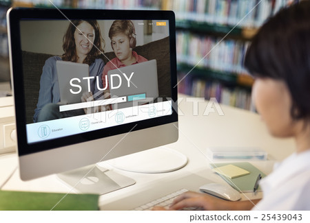 E-learning Online Study Learning Website Concept 25439043