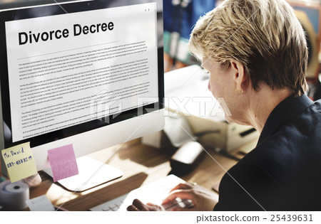 Divorce Agreement Decree Document Break up Concept Divorce Agreement Decree Document Break up Concept 25439631