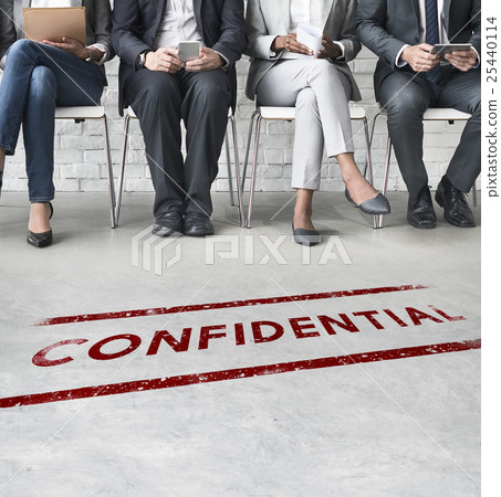 Confidential Personal Privacy Restricted Graphic Concept 25440114