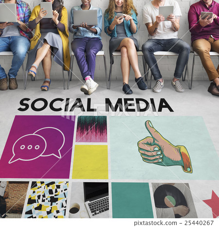 Social Media Blog Communication Chat Communication Social Media Blog Communication Chat Communication 25440267