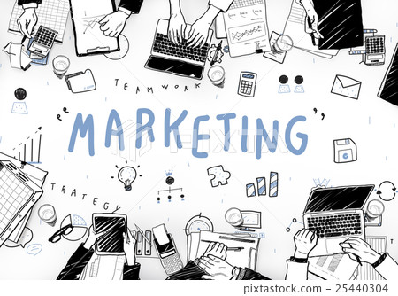 Marketing Business Corporation Progress Concept 25440304