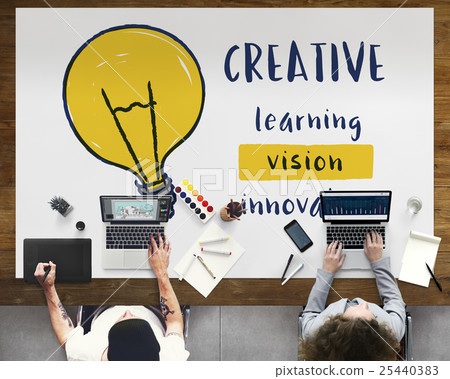 Creative Think Invention Inspiration Concept 25440383