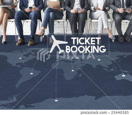 Flight Ticket Booking Destination Journey Concept Flight Ticket Booking Destination Journey Concept 25440385