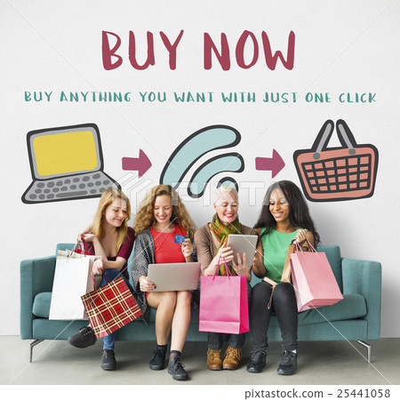 Online Shopping Web Shop E-shopping Concept 25441058