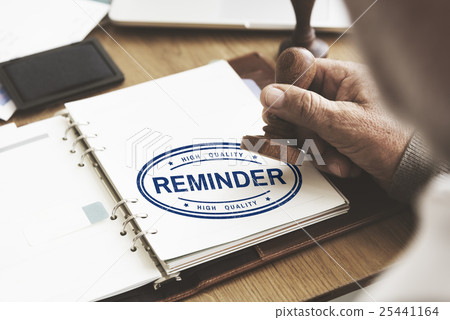 Reminder Memo Agenda Schedule Arrangement Concept 25441164