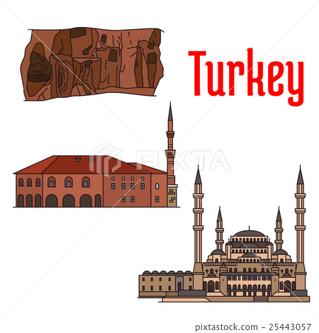 Turkey historic architecture and sightseeings 25443057