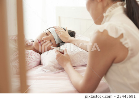 A girl who is sleeping A girl who is sleeping 25443691