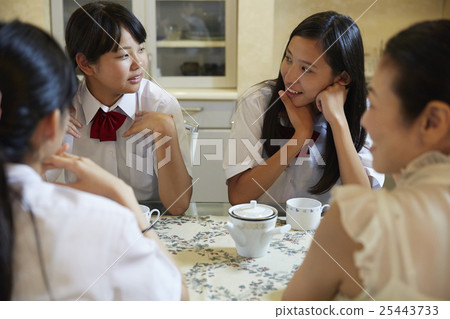 在客廳喝茶 在客廳喝茶 25443733