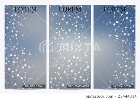Set of modern vector flyers. Abstract background 25444314