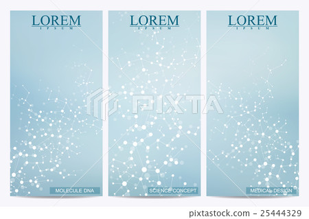 Set of modern vector flyers. Abstract background 25444329
