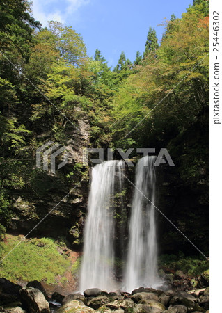 Couple's waterfall 25446302