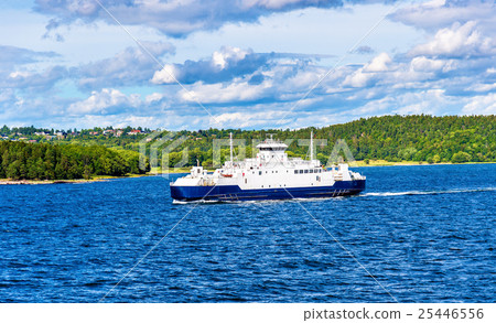 Moss - Horten Ferry crossing Oslofjord - Norway Moss - Horten Ferry crossing Oslofjord - Norway 25446556