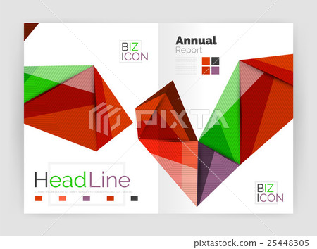 Low poly triangle business background Low poly triangle business background 25448305