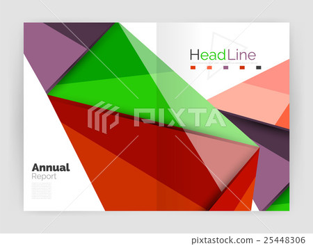 Low poly triangle business background 25448306