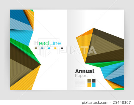 Low poly triangle business background 25448307