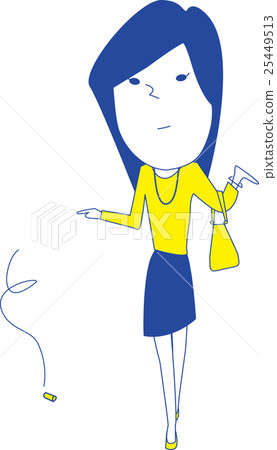 Smoking manners _ littering illustration 25449513