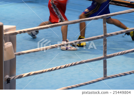 Boxing match game footwork 25449804