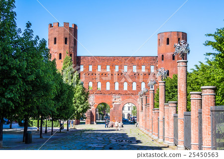 The Palatine Gate in Turin, Italy The Palatine Gate in Turin, Italy 25450563