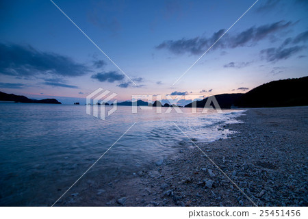 Beach Okinawa Prefecture Zamami village Akuma beach sunset view Beach Okinawa Prefecture Zamami village Akuma beach sunset view 25451456