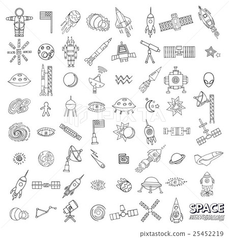 Vector abstract solar system Vector abstract solar system 25452219