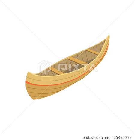 Indian Wooden Canoe Type Of Boat Icon Indian Wooden Canoe Type Of Boat Icon 25453755