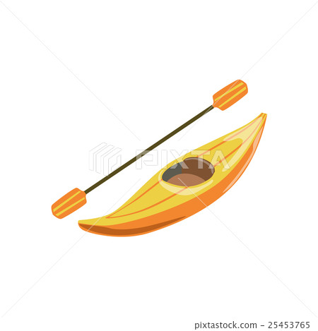 Yellow Plastic One Person Canoe Type Of Boat Icon Yellow Plastic One Person Canoe Type Of Boat Icon 25453765