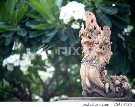 small NAGA ceramic garden decoration sculpture 25454720
