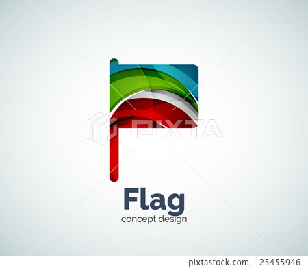Vector flag logo template 25455946