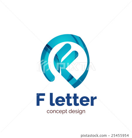Vector letter concept logo template, abstract Vector letter concept logo template, abstract 25455954