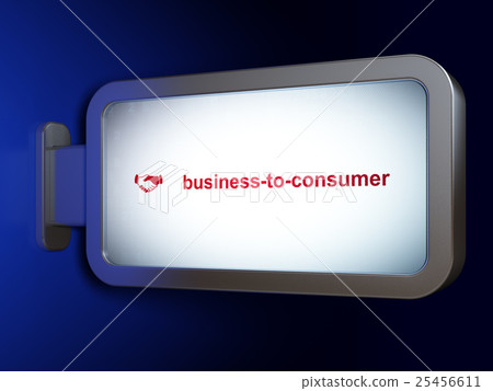 Finance concept: Business-to-consumer and 25456611
