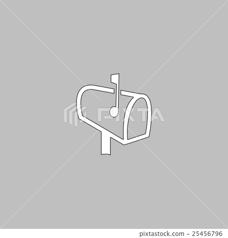 Mailbox computer symbol - Stock Illustration [25456796] - PIXTA
