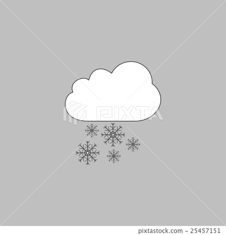 snowfall computer symbol - Stock Illustration [25457151] - PIXTA