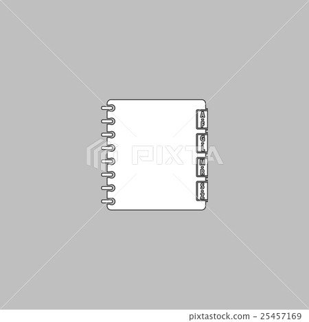 Organizer computer symbol Organizer computer symbol 25457169