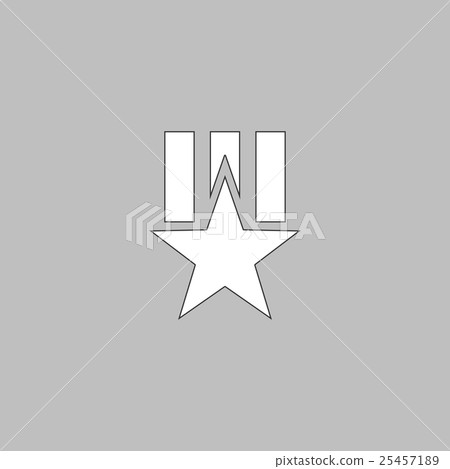 Order star computer symbol Order star computer symbol 25457189