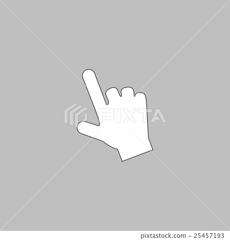 hand cursor computer symbol hand cursor computer symbol 25457193