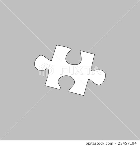 Puzzle computer symbol Puzzle computer symbol 25457194