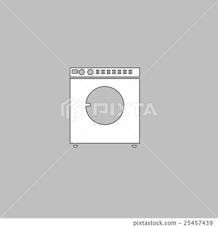 Wash computer symbol Wash computer symbol 25457439