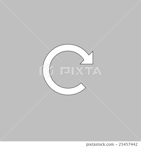 Rotation Arrow computer symbol Rotation Arrow computer symbol 25457442