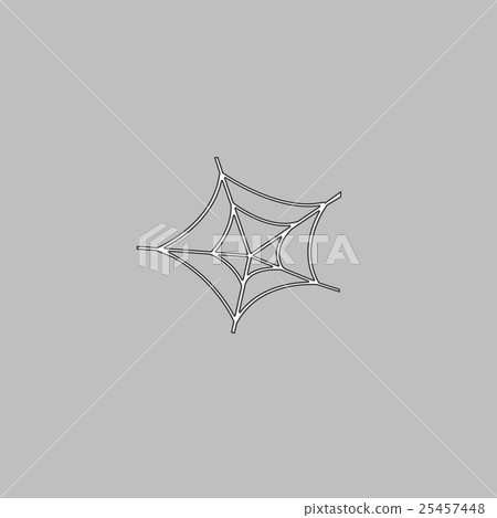 Spiderweb computer symbol Spiderweb computer symbol 25457448