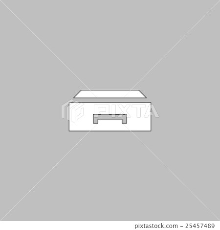 Box computer symbol 25457489