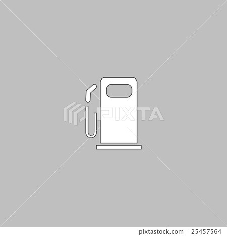 Stock Illustration: petrol station computer symbol