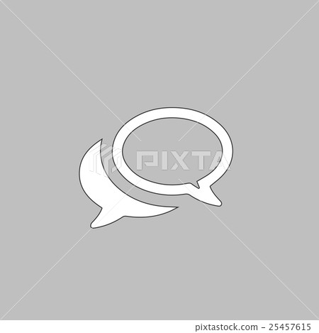 Chat computer symbol Chat computer symbol 25457615
