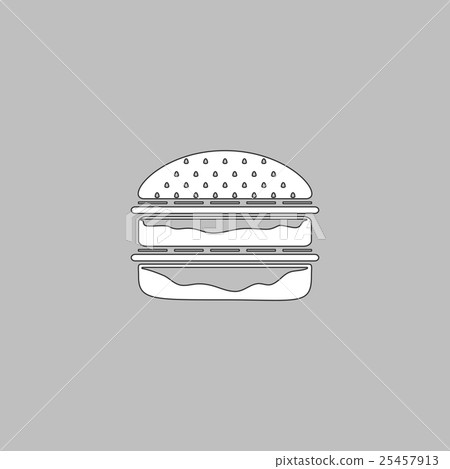 hamburger computer symbol - Stock Illustration [25457913] - PIXTA