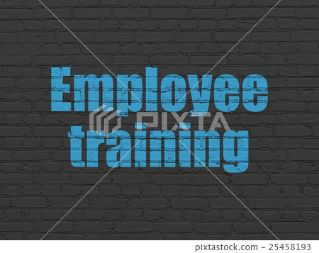 Education concept: Employee Training on wall 25458193
