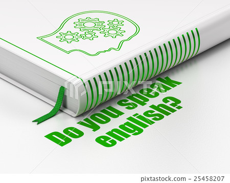 Education concept: book Head With Gears, Do you Education concept: book Head With Gears, Do you 25458207